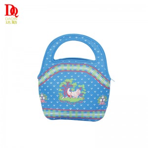 Neoprenový izolovaný vodotěsný přenosný módní oběd taška žena